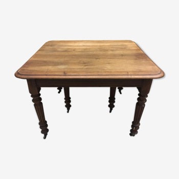 Solid wooden table