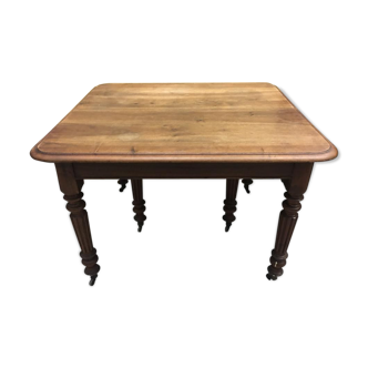 Solid wooden table