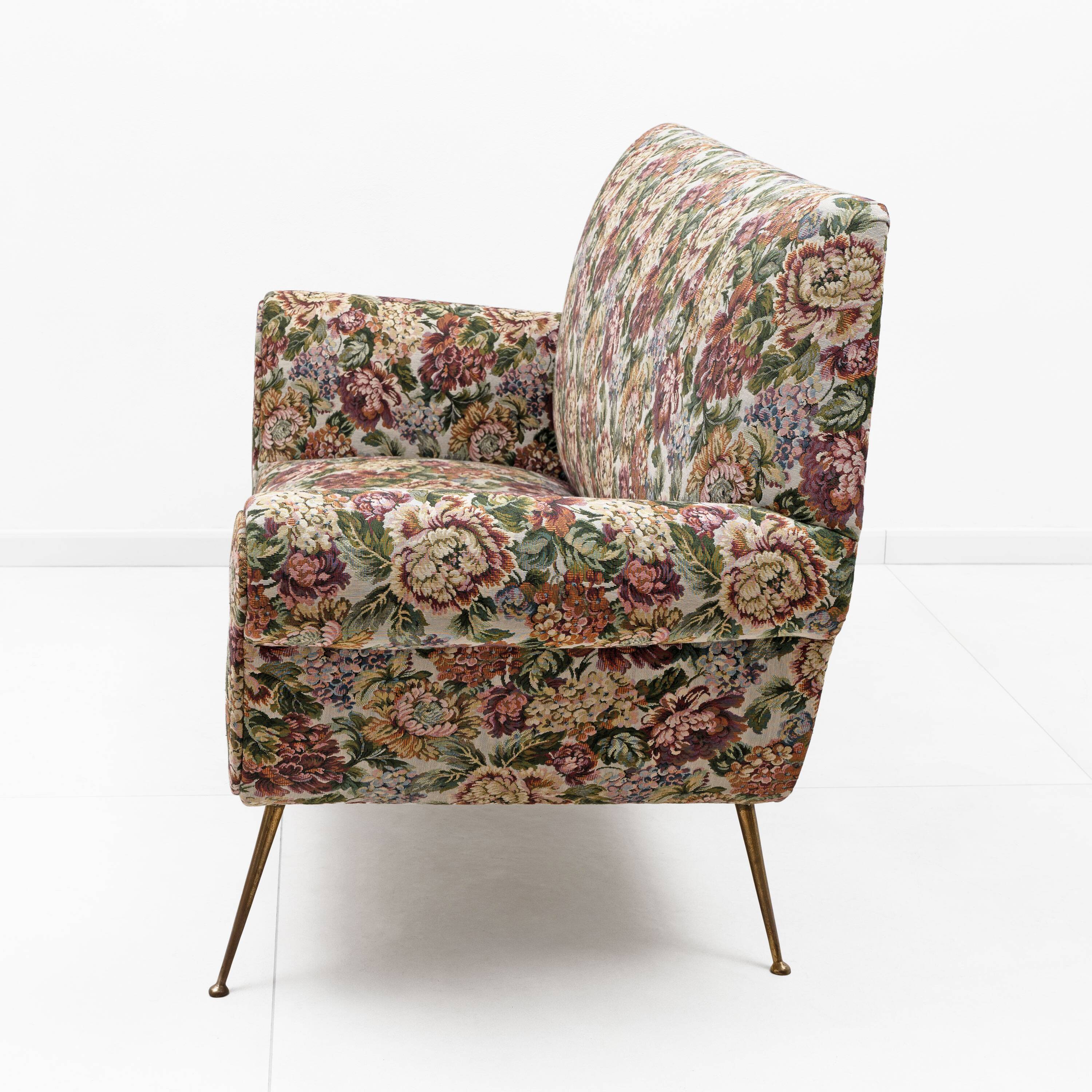 Gigi Radice Mid-Century Modern Italian Sofa for Minotti, 1950s