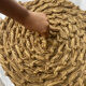 Vintage woven straw basket