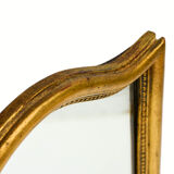Mirror frame gilded gendarme hat bead row H 37.5 cm