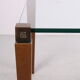 Peter Ghyczy salon table with wooden legs Model T 56/2