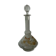 Carafe en verre emaille email gras epoque art nouveau