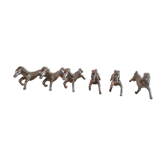 Lot de 6 porte-couteaux cheval