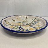 Montagnon, ancienne assiette en faïence, Nevers, XIXème