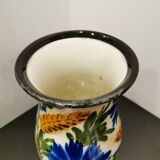 Elmshorn enamelled ceramic vase