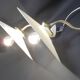 Pair of opaline wall lamps