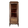 Vitrine ancienne en marqueterie et bronze, XIXème siècle