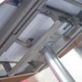 Round table formica white vintage 60/70