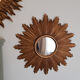 Golden sun mirror