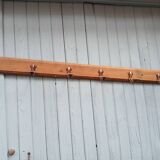 Antique wall coat rack