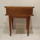 Table de chevet vintage pieds compas
