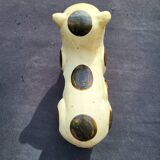 Cizhou style ceramic neck rest cat