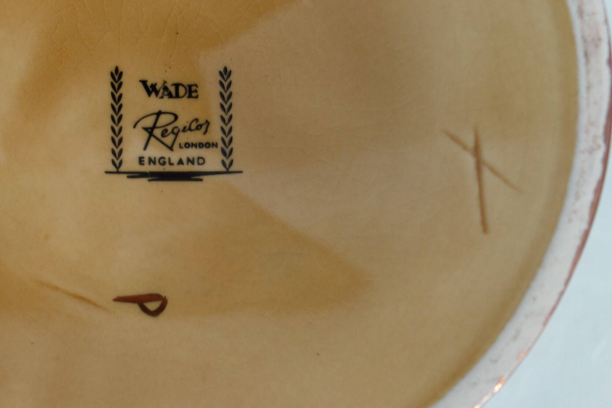 Vintage gold pitcher Wade Regicor England