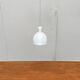 Vintage Danish enamelled pendant lamp model ES by Edgar Schlaefle for Louis Poulsen, 1980s.