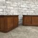 Old comtpoirs early twentieth double sided delicatessen coffee bar