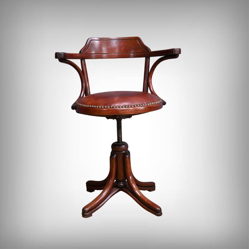 Stained Beech Office Chair  – 1930