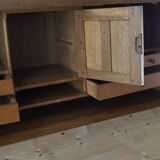 Gothic style carved oak cabinet | Belgium | 1900s