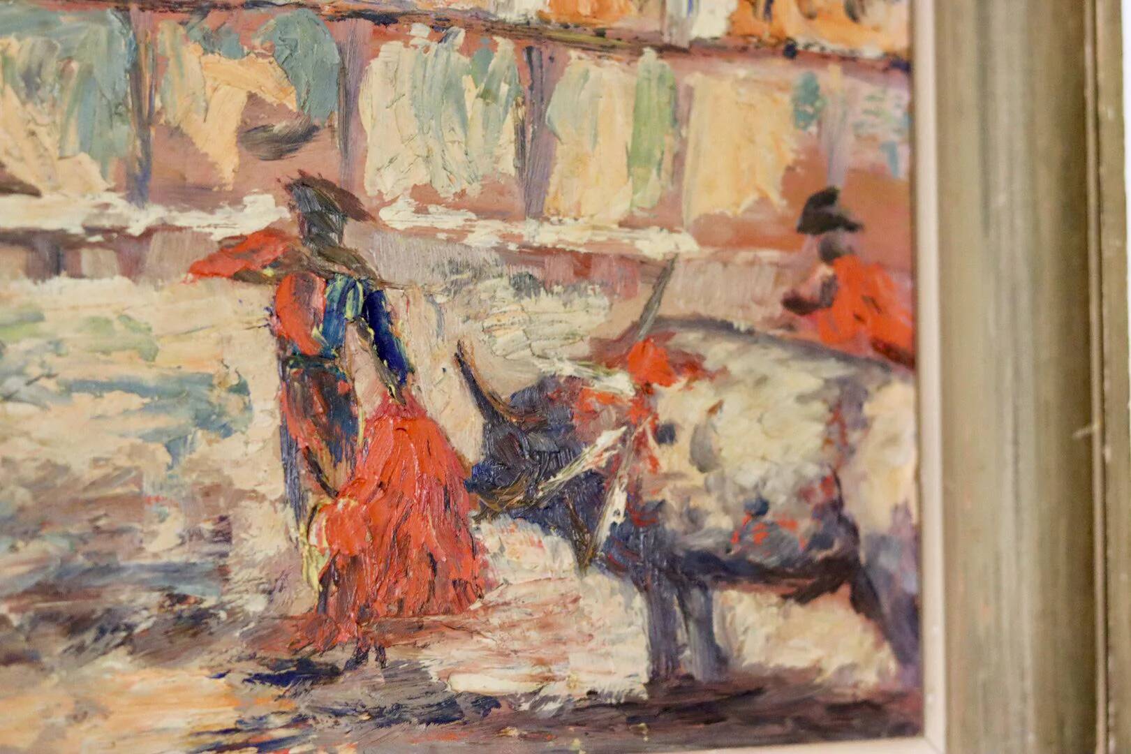 Oil painting on Swedish panel "Matador"