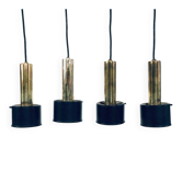 Italian pendant lamps, Italy, 1960s, set of 4