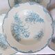 4 vintage deep plates in ironstone by L&G model Oeillets 220520