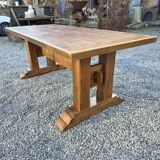 Oak farmhouse table