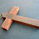 Vintage Crucifix Cross in Macassar Ebony Wood and Brass