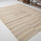 7x10 Beige & Brown Ethnic Kilim Rug 220x301Cm SK 35391