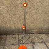 1970s orange designer floor lamp