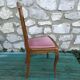 Art-nouveau marquetry chair 1900