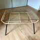 Table basse porte-revues verre