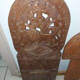 Carved African chair