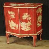 20th century lacquered and painted Venetian sideboard