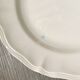 Set of 6 flat plates Digoin Sarreguemines, ivory color