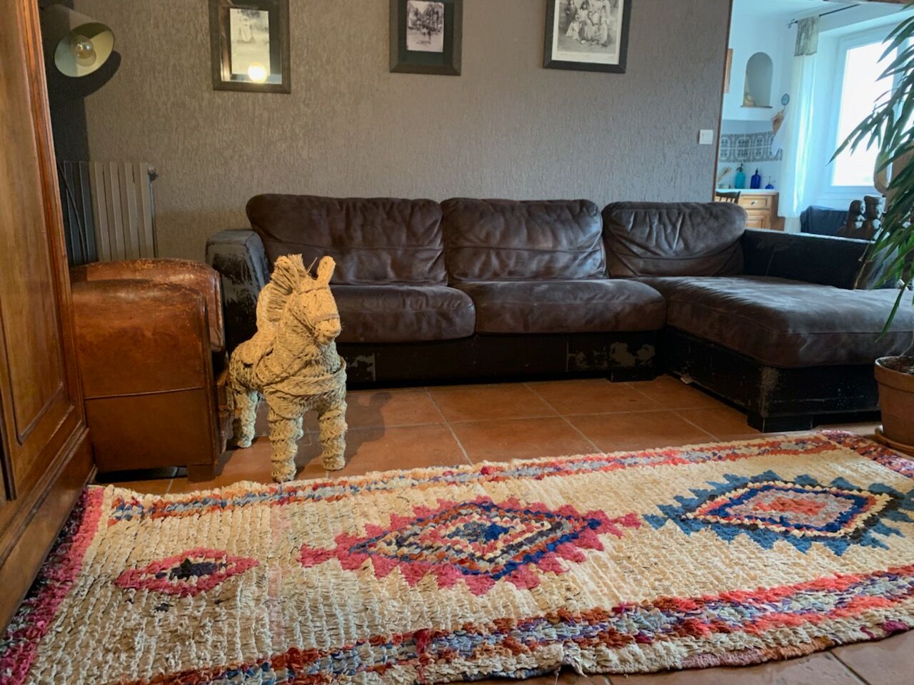 Berber carpet 104x274cm