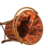 Vintage rattan worker, 1960s