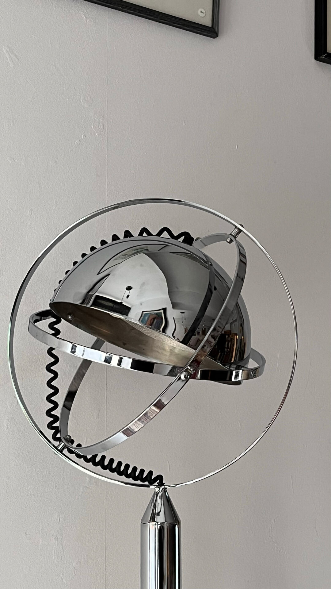 Lampe de sol rare par Peter Bliss, années 1980, style Space Age