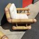 Pair of bamboo armchairs