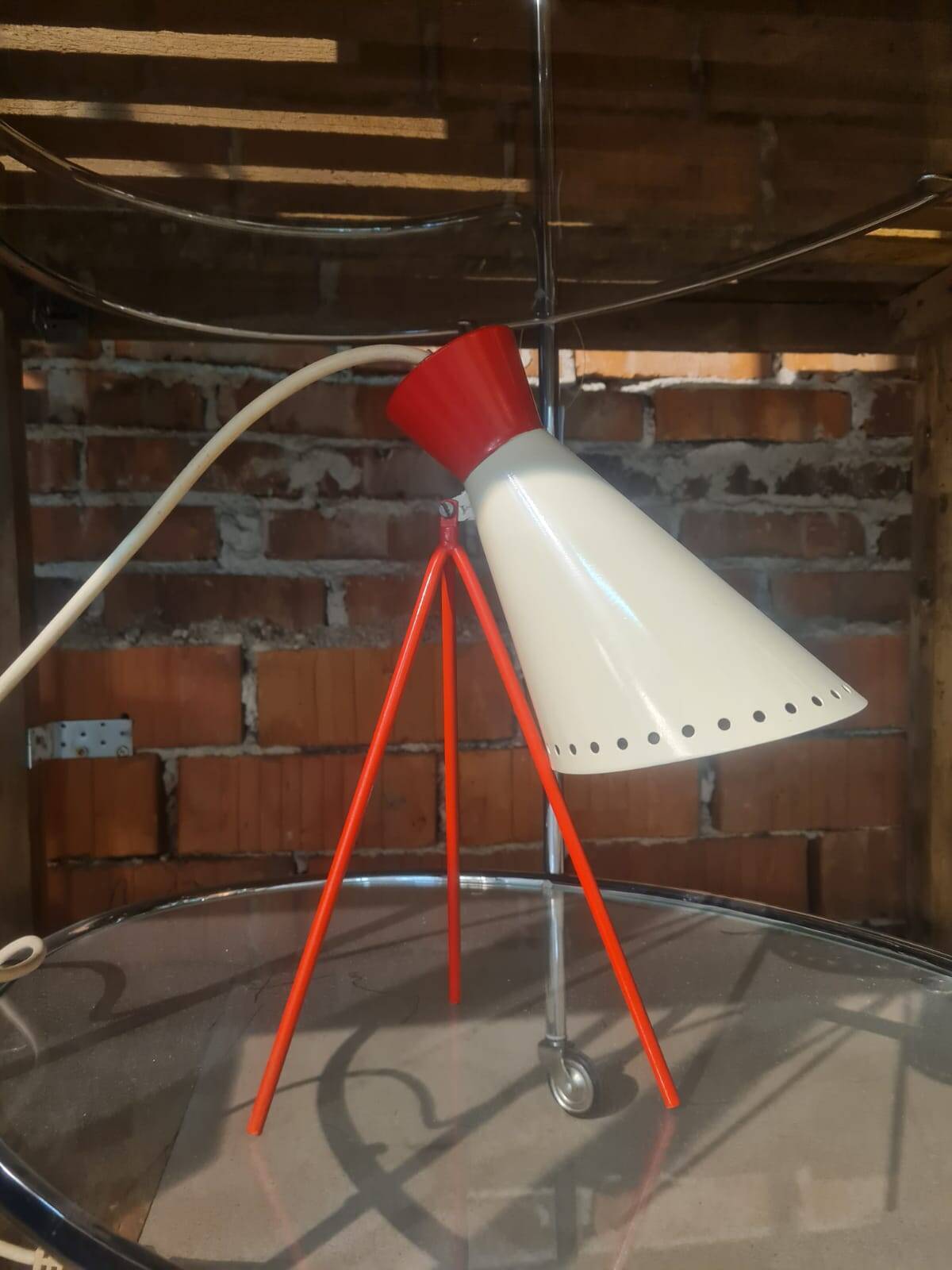Vintage Model 1618 Table Lamp by Josef Hůrka for Napako, 1954