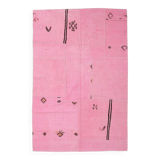 6x8  Pink Turkish Kilim Rug, 178x254Cm