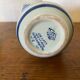 Pair of Antique DELFT White Porcelain Vases with Blue Decor Vintage