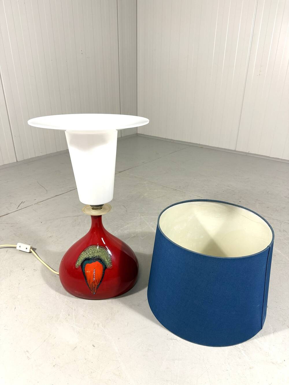 Lampe de table en céramique Bjørn Wiinblad pour Rosenthal Allemagne années 1960.