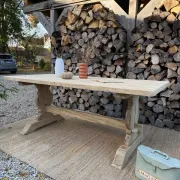 Table monastère 188cm frêne massif