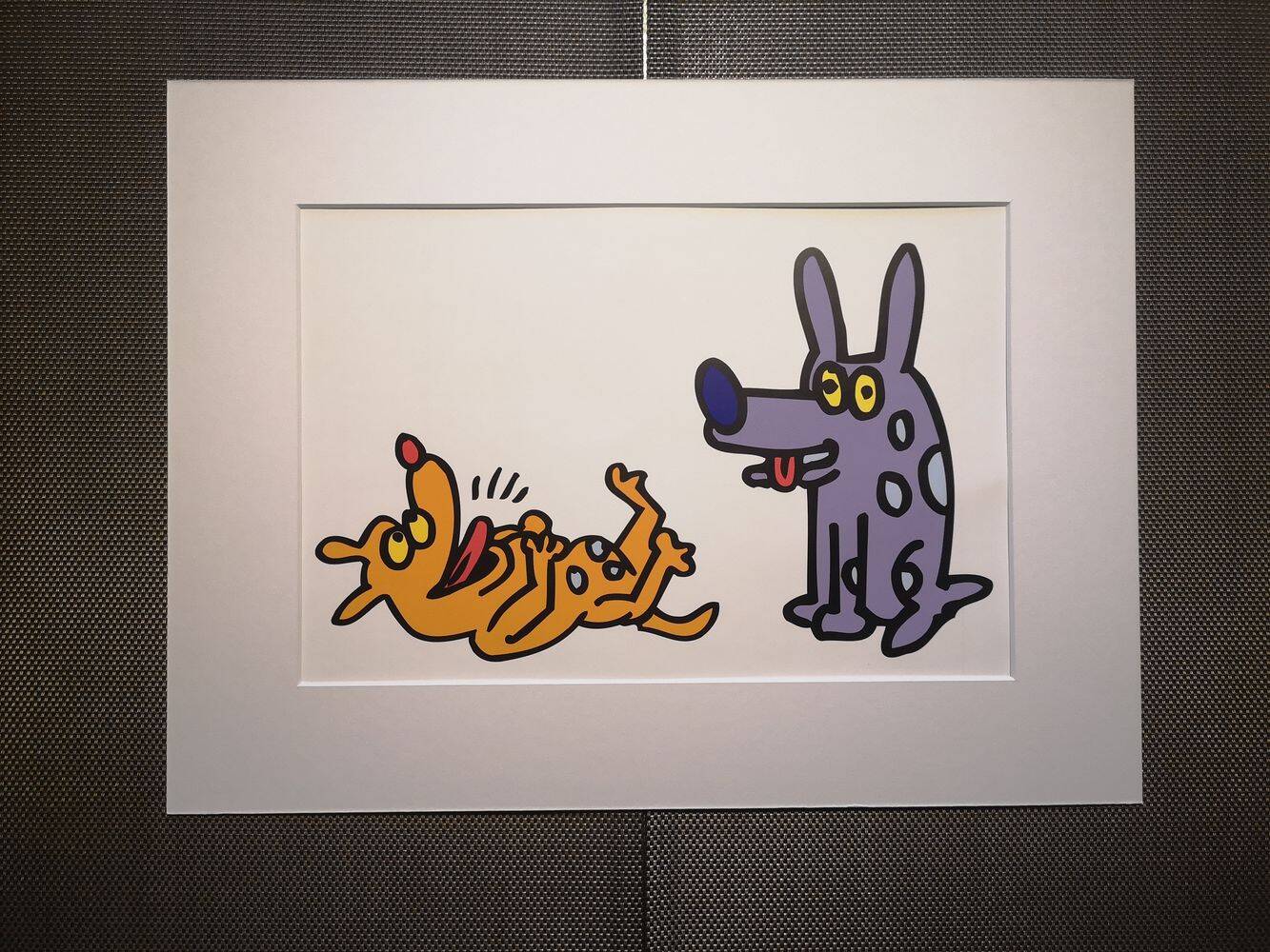 Illustration by Keith Haring - 'Animals' series - 5/12
