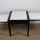 Modular bi-colour table by Bernard Vuarnesson - 1980s