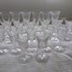 Large 19-Piece Vintage Val Saint Lambert Crystal Glassware Set