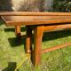 Vintage solid oak bench 220cm