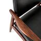 Captain armchair in rosewood by Erik Buch