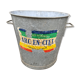 Vintage galvanized zinc laundry basin 1950