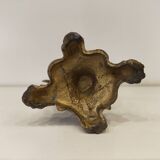 Golden bronze candlestick